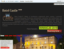 Tablet Screenshot of hotelcastle.pl